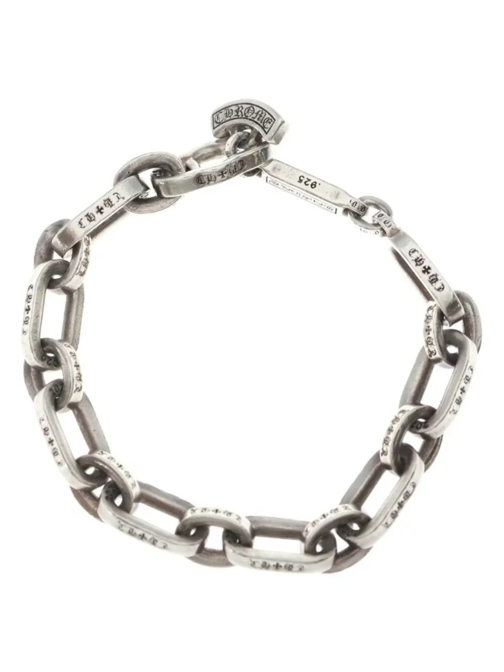 Chrome Hearts Paper Chain Bracelet Silver